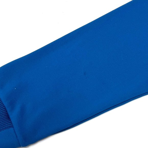 EUC Athleta SIZE XL Ridge Zenith Knit Workout Running Jacket Peacock Blue - Picture 10 of 11